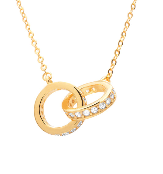 Hydra Double Circled Necklace