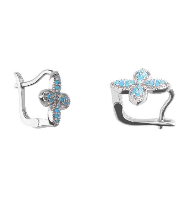Azure Blossom Earrings