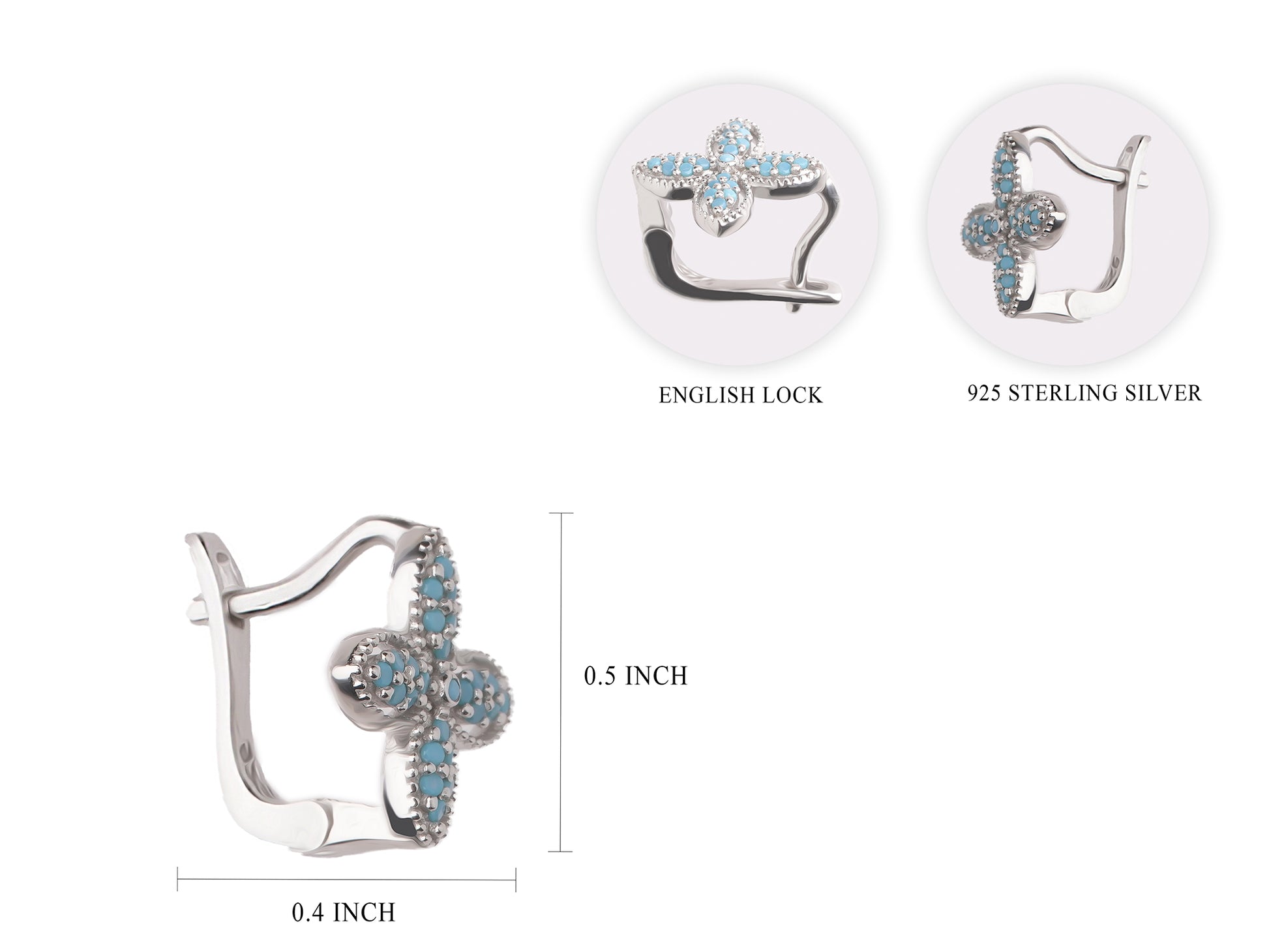 Azure Blossom Earrings