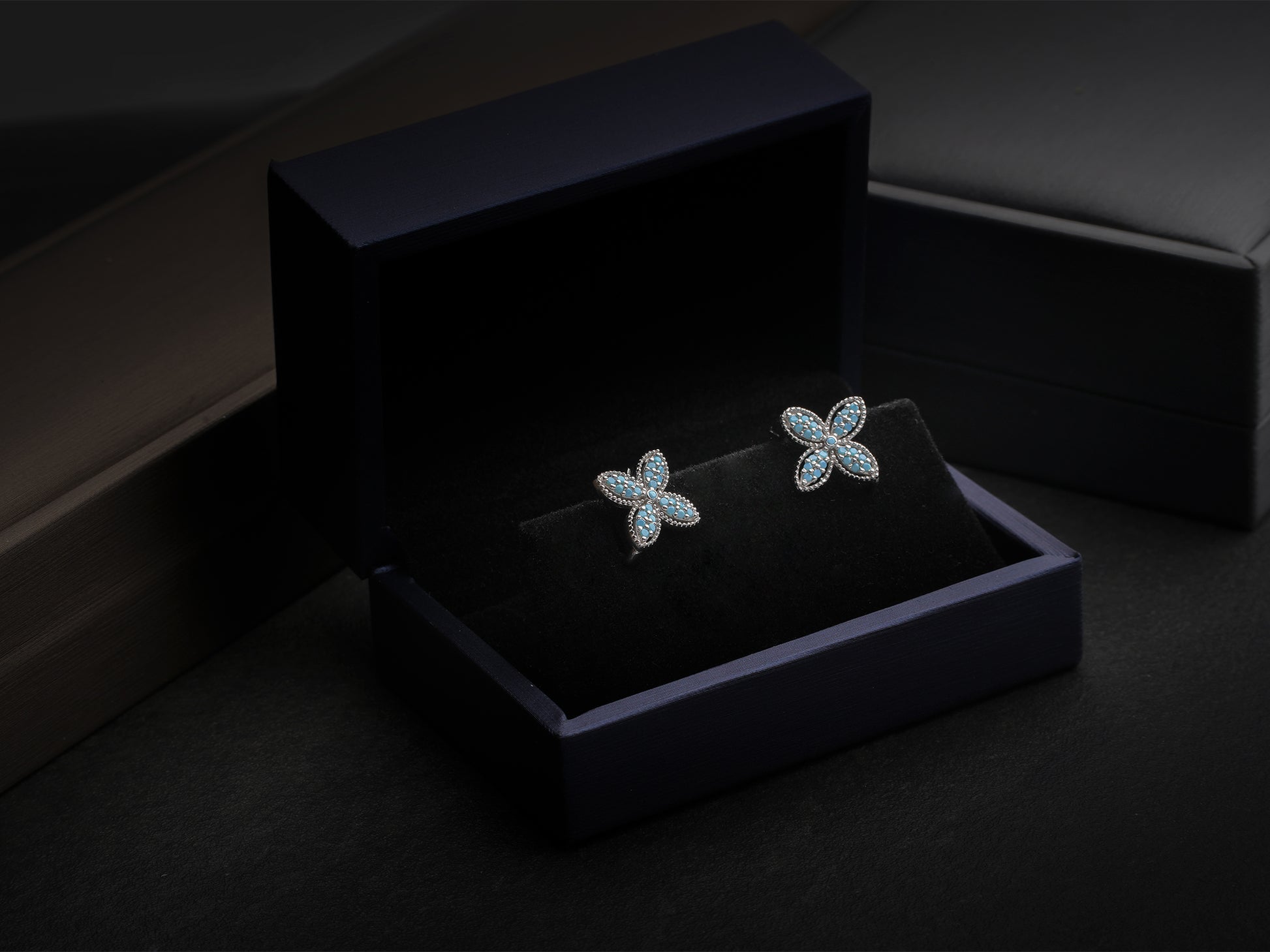 Azure Blossom Earrings