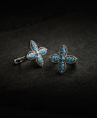 Azure Blossom Earrings