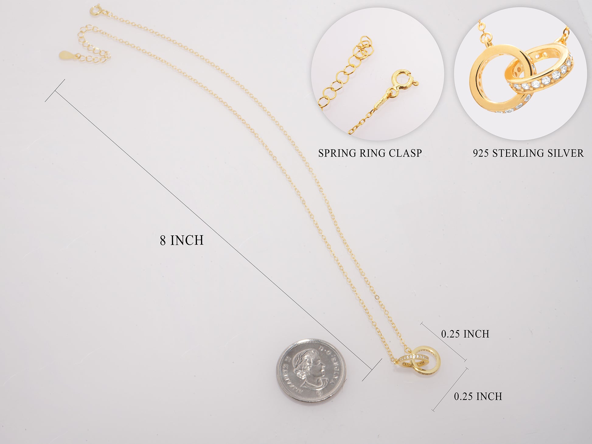 Hydra Double Circled Necklace