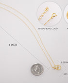 Hydra Double Circled Necklace