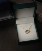 Hydra Double Circled Necklace