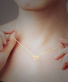 Hydra Double Circled Necklace